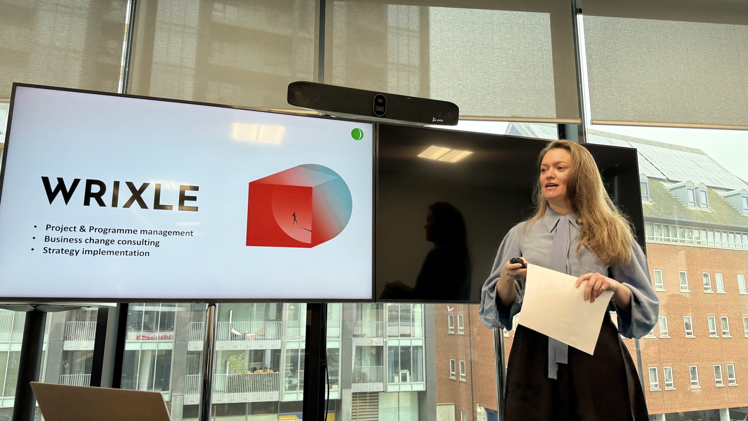 Frances Lawrence sharing valuable change management insights for effective organizational transformation.