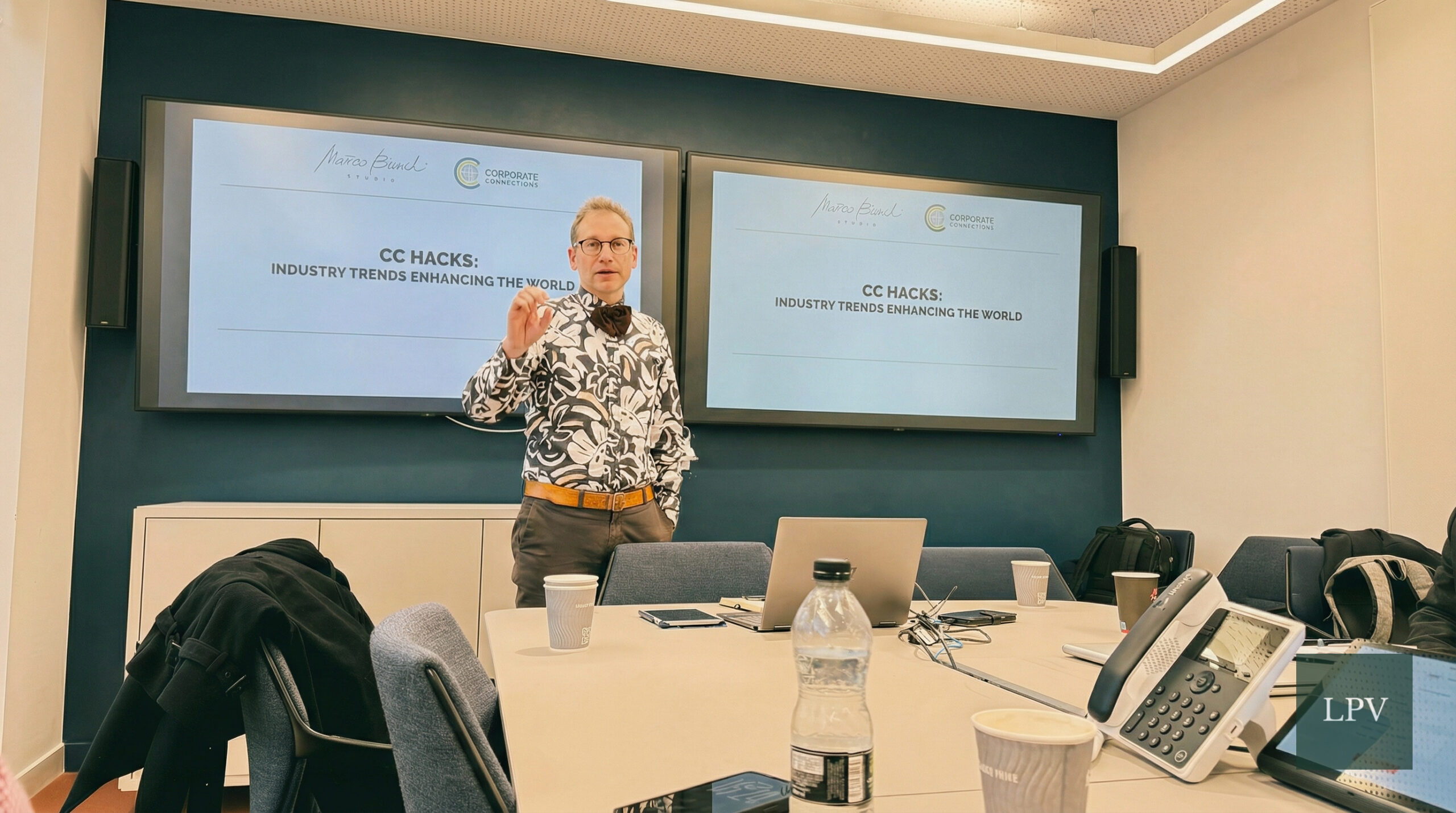 Attendees networking at Corporate Connections London, blending design, movies, and 80s culture insights.