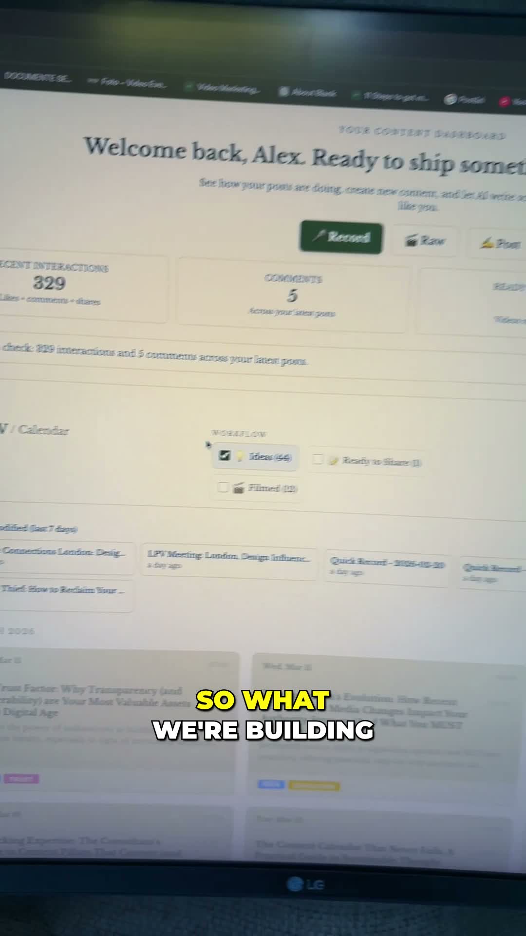 What are you doing on Sunday at 1:00 AM: TL;DR