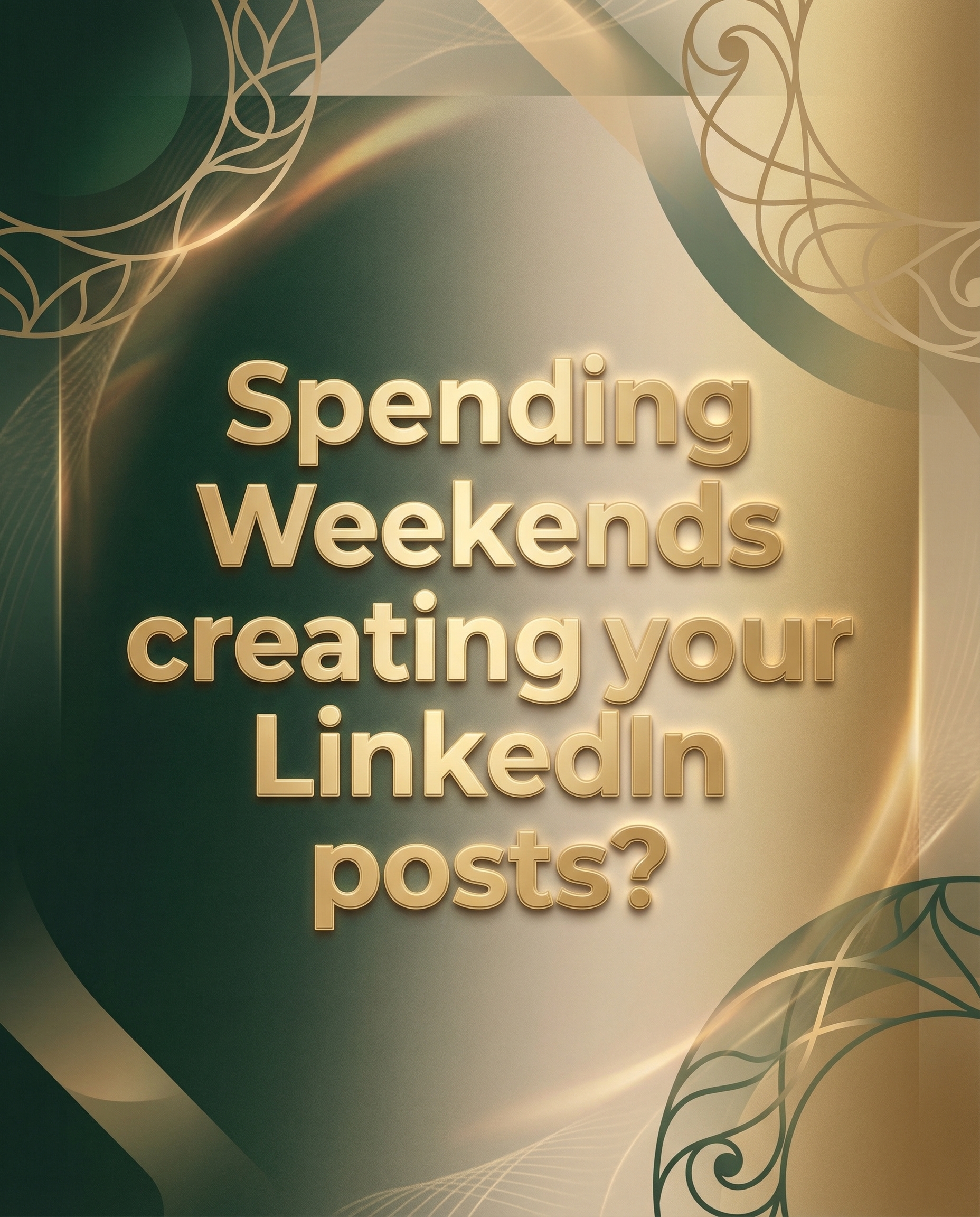 Automate LinkedIn posts with LPV for engaging content and more free time on weekends.