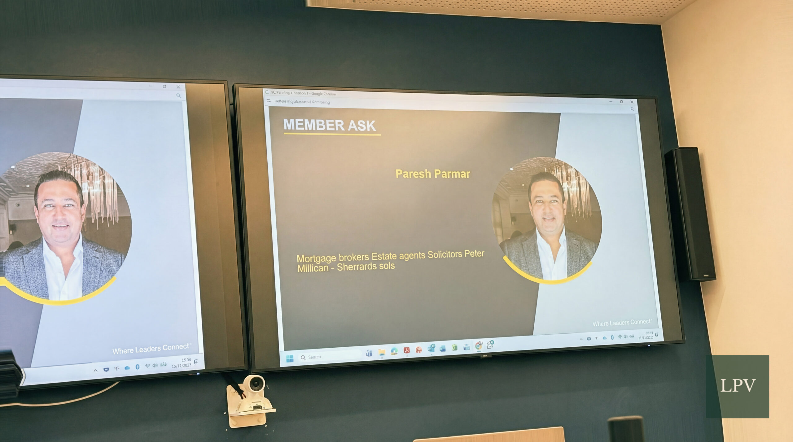 Paresh Parmar networking in London, connecting with entrepreneurs at SEO Results event.