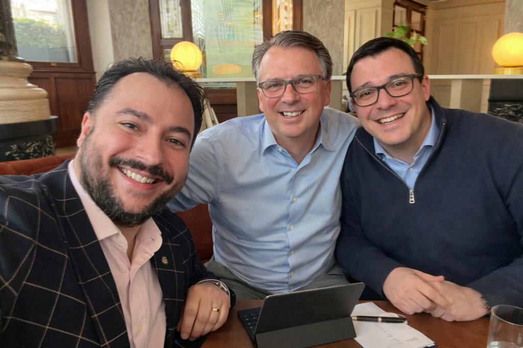 Andre Yeghiazarian and Michael Stewa discussing commercial litigation and international arbitration insights.