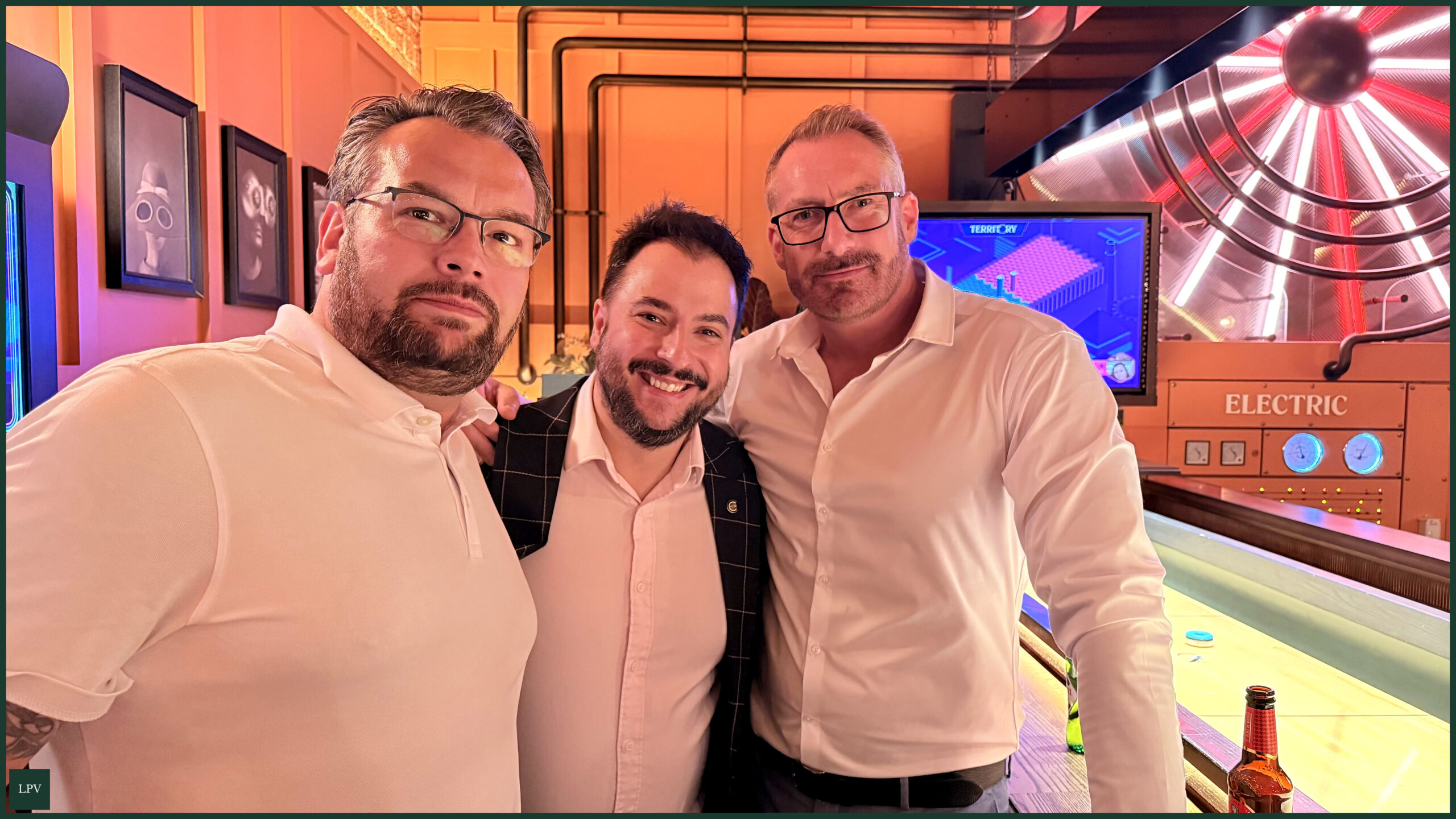 Networking with SmartSec Solutions team: David, Sidney, Helmey, and Andre sharing insights.