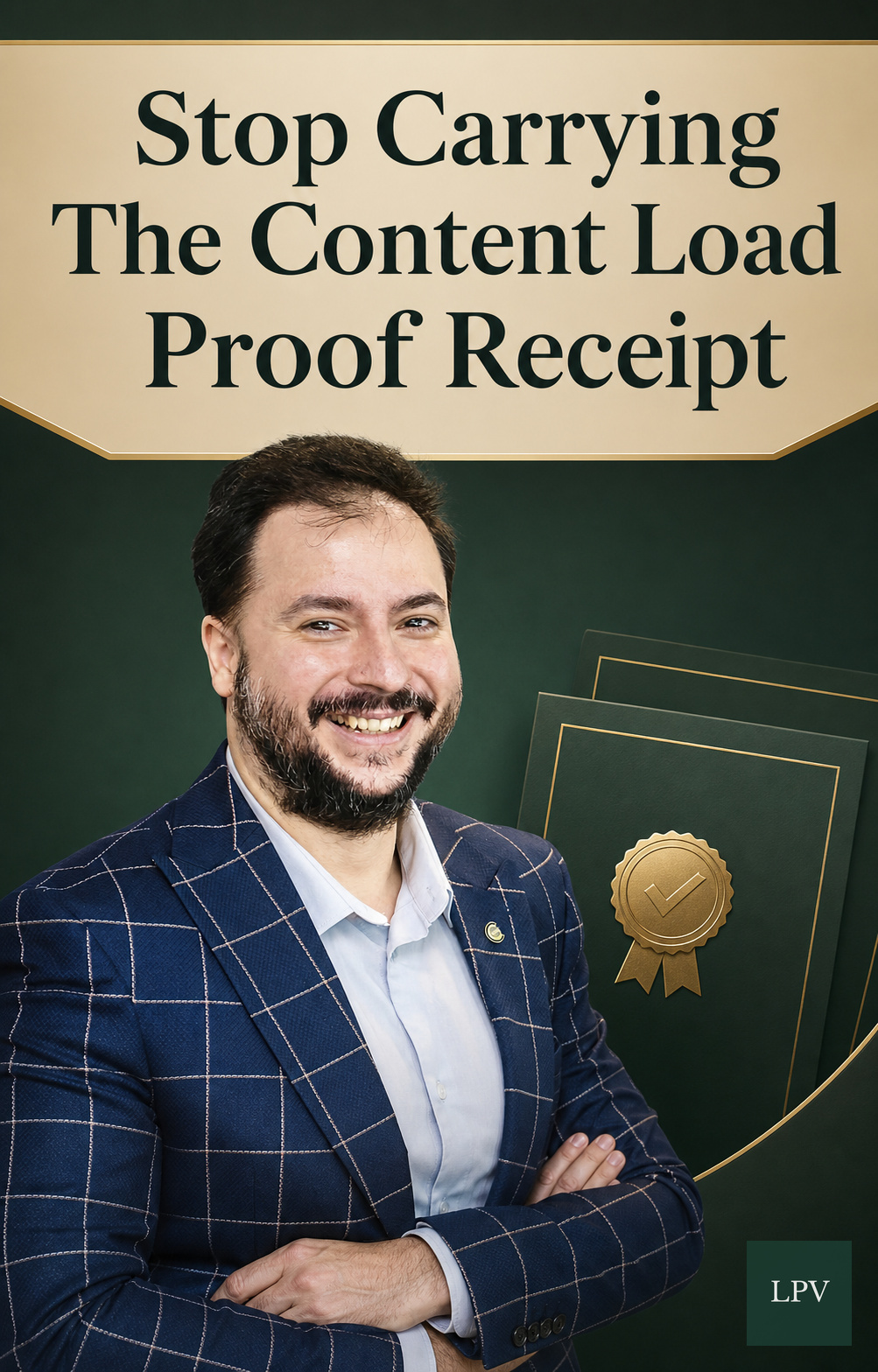 Male business owner managing content plan for done-for-you social media in London