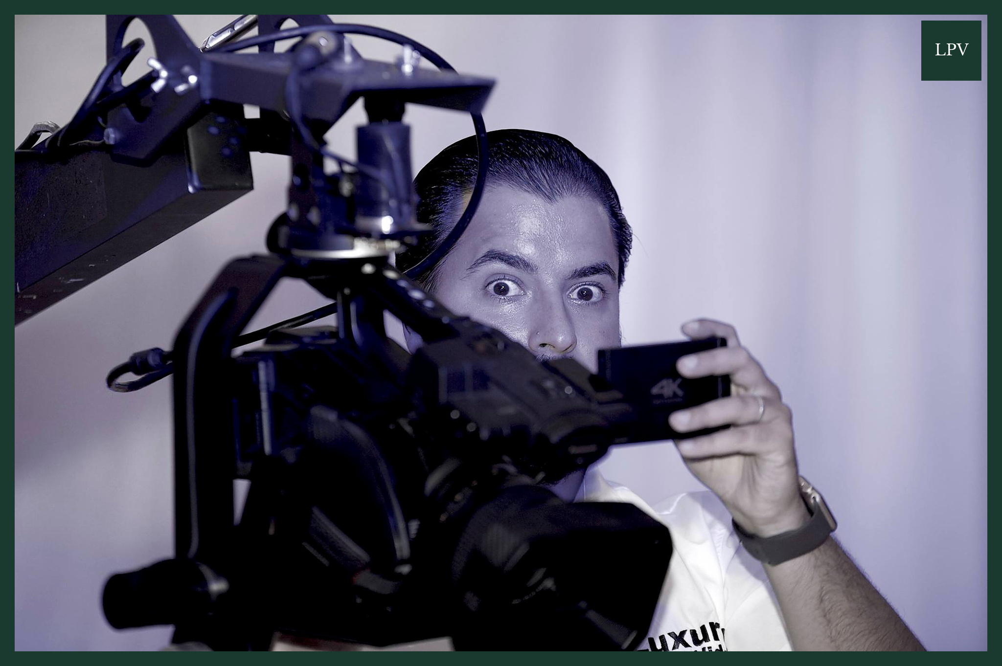 LPV Agency production equipment and branded vehicle supporting B2B video marketing agency London