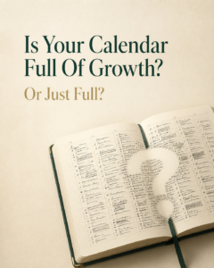 Busy is not business growth