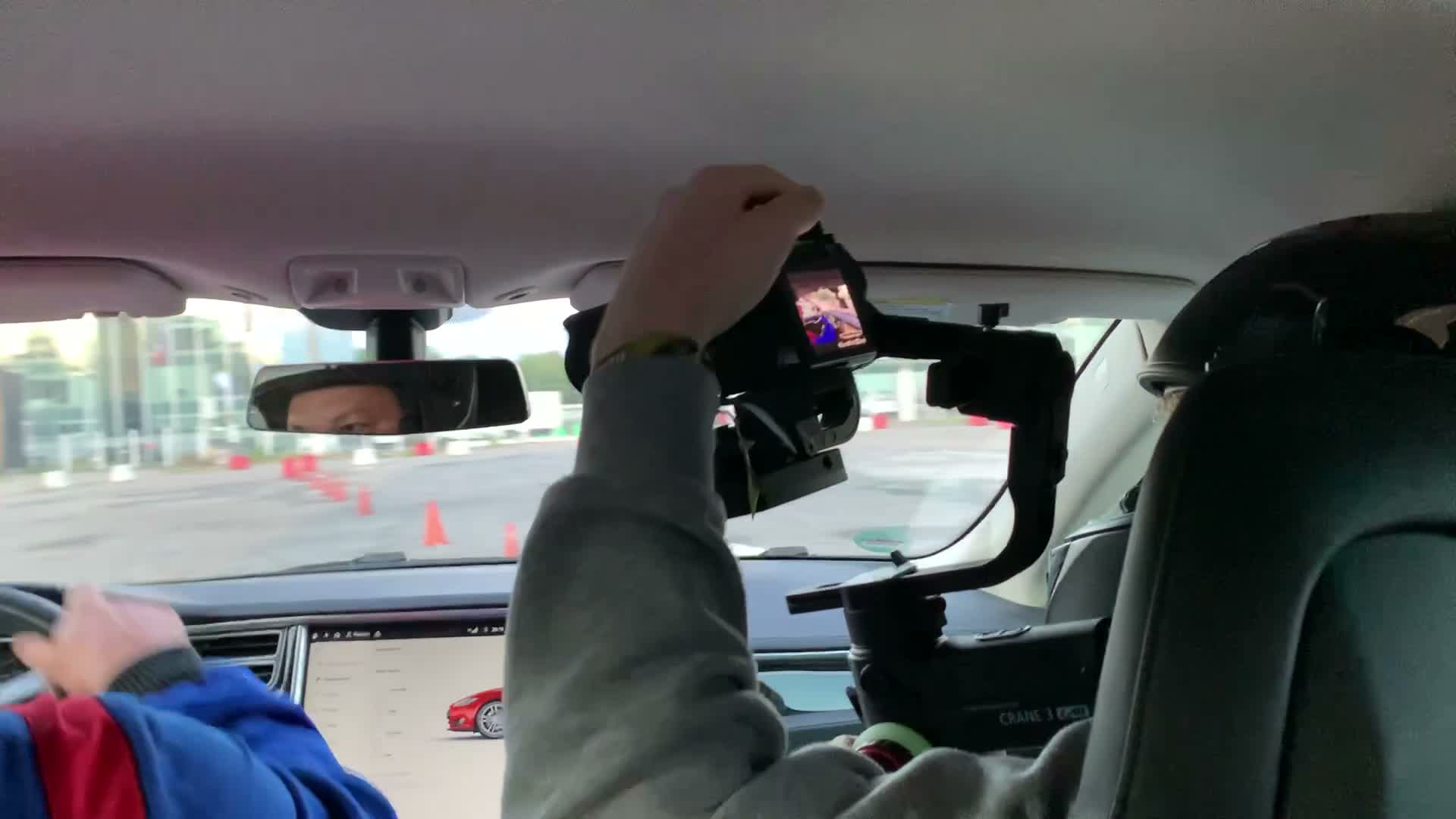 Filming a Tesla Track Run From the Back Seat: Why Steady Camera Work Is Harder Than It Looks: How does this work? - done for you social media London