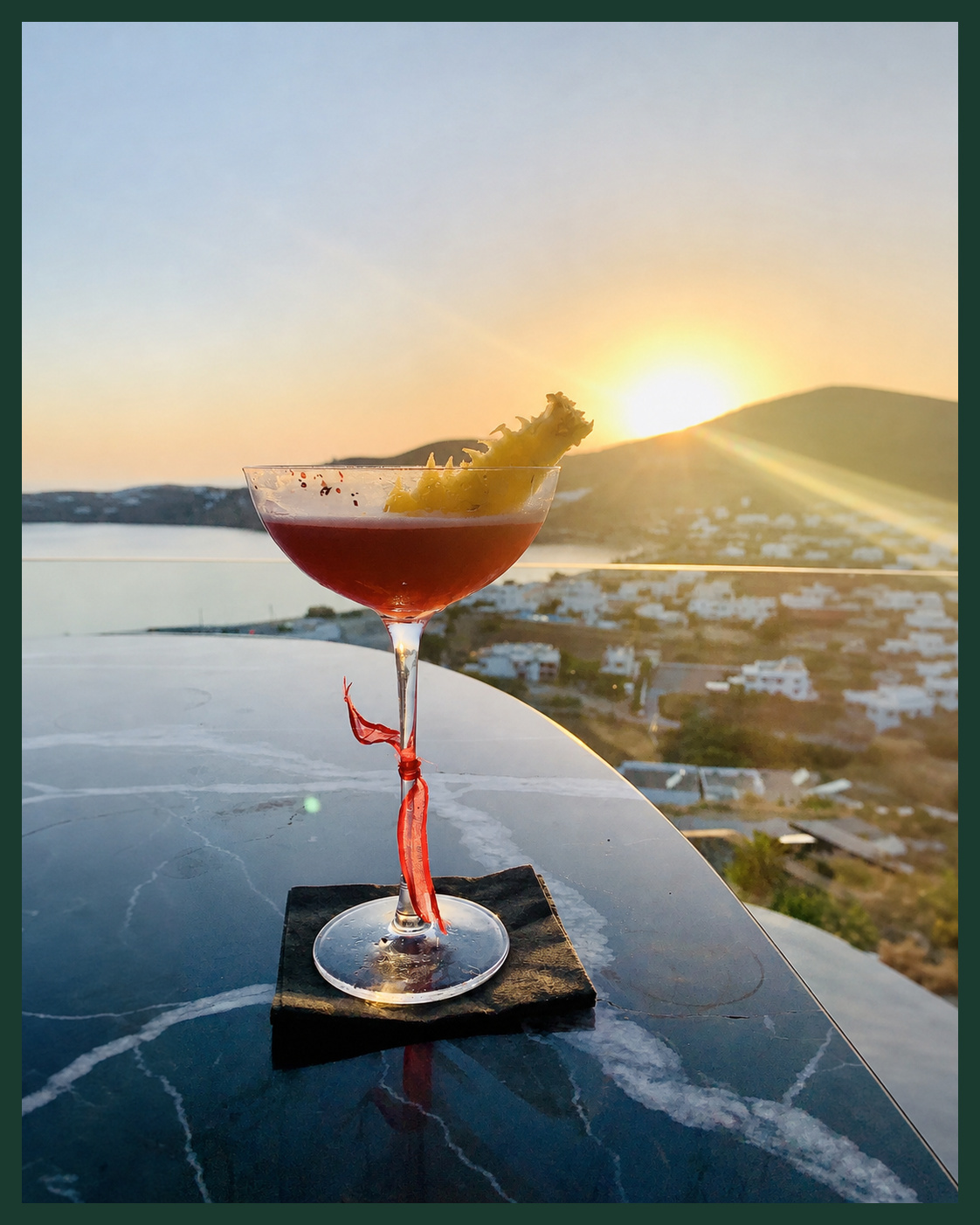 Male business owner in Greece disconnecting from London social media marketing schedule