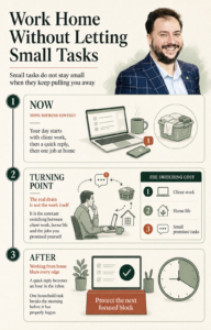 How to stay productive while working from home