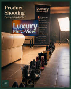 Product shooting during a studio shot. This was a couple of years ago. It is very important to repli
