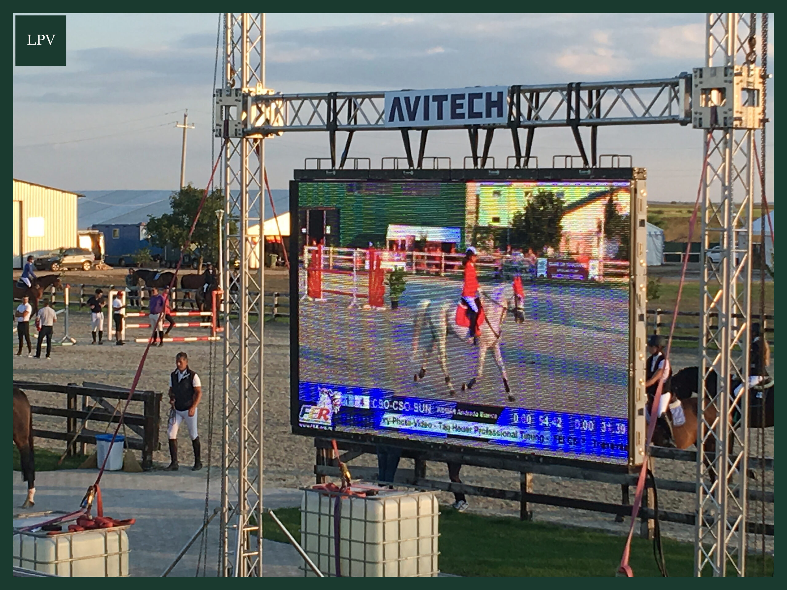 Horse jumping livestream production with cameras, cables and split-second broadcast decisions in London