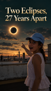 1999 and 2026. Two total solar eclipses. Really an amazing and breathtaking display of power and mom
