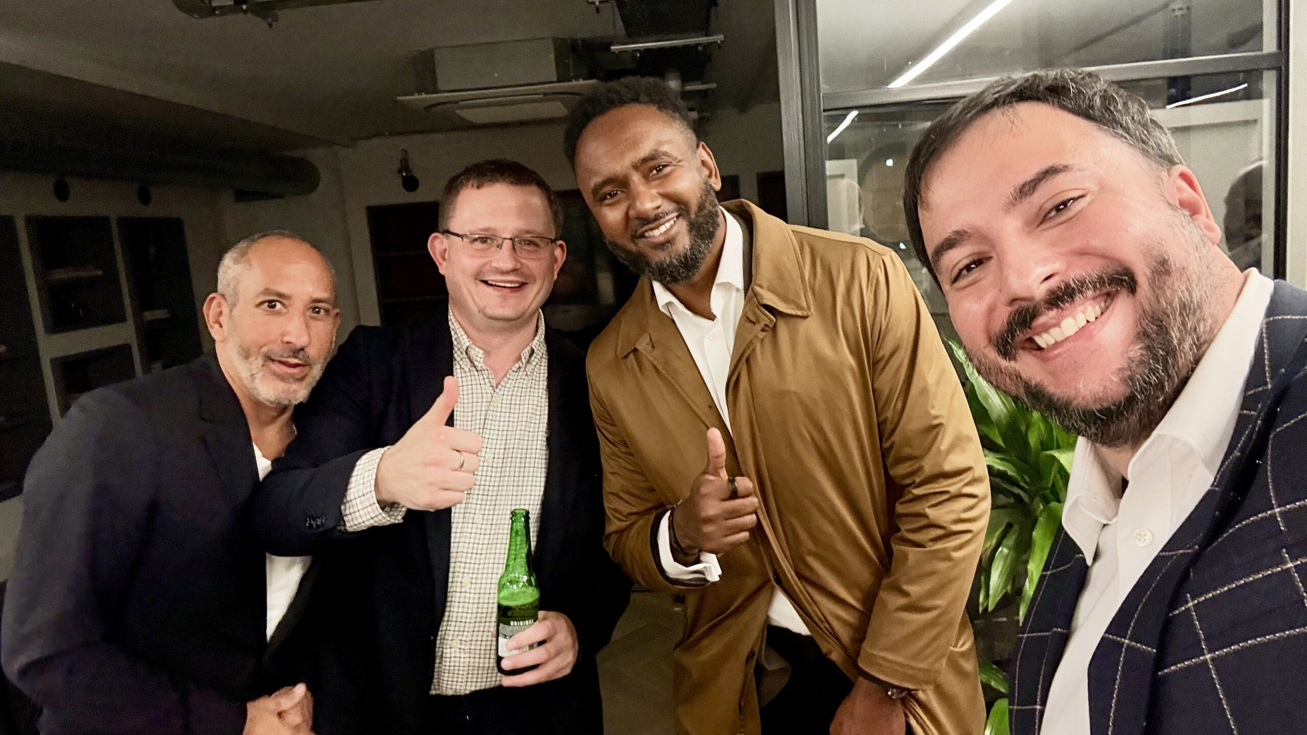 Genuine conversations and professional connections at a London business networking mixer.